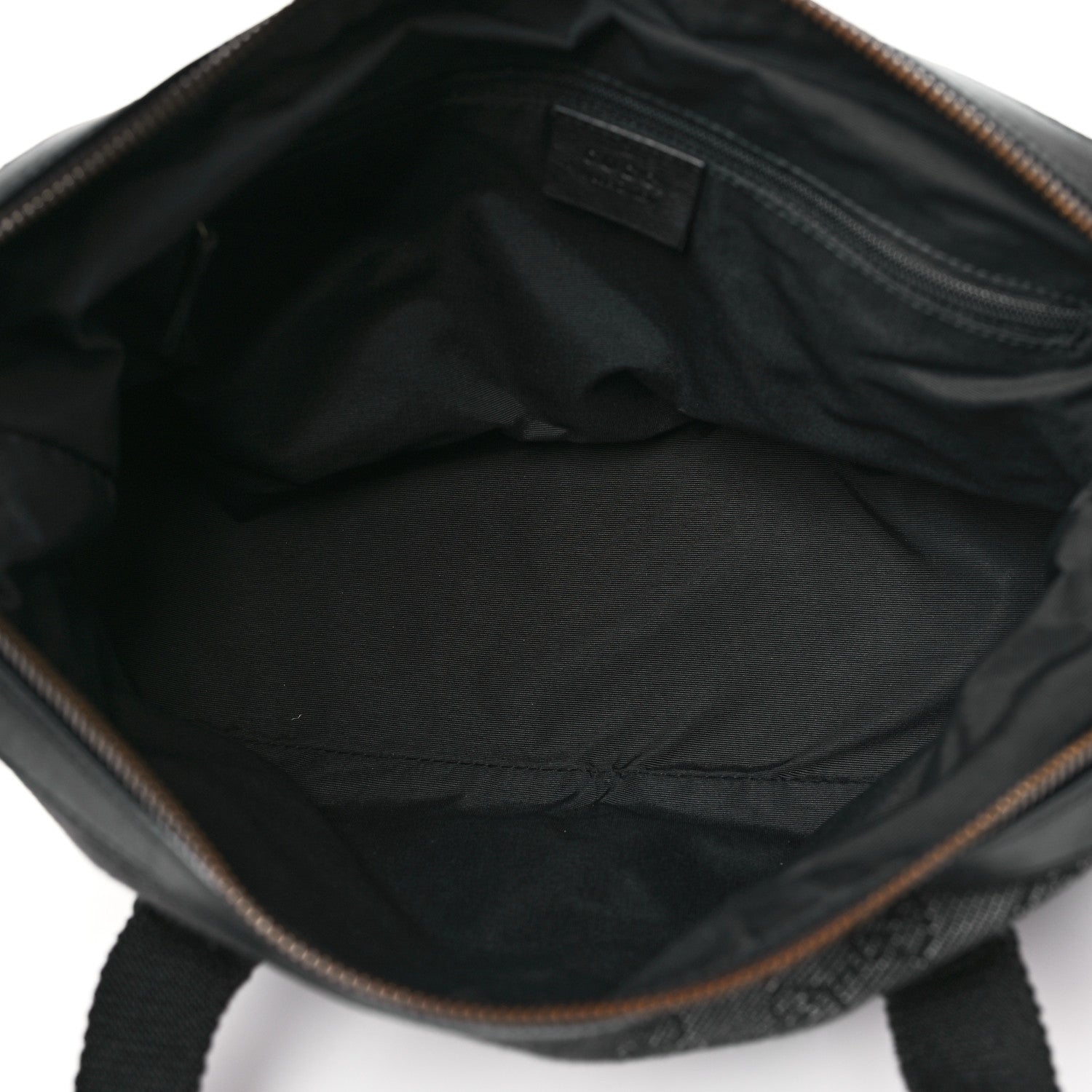 Gucci Monogram Carry On Duffle Bag Black 5 of 10