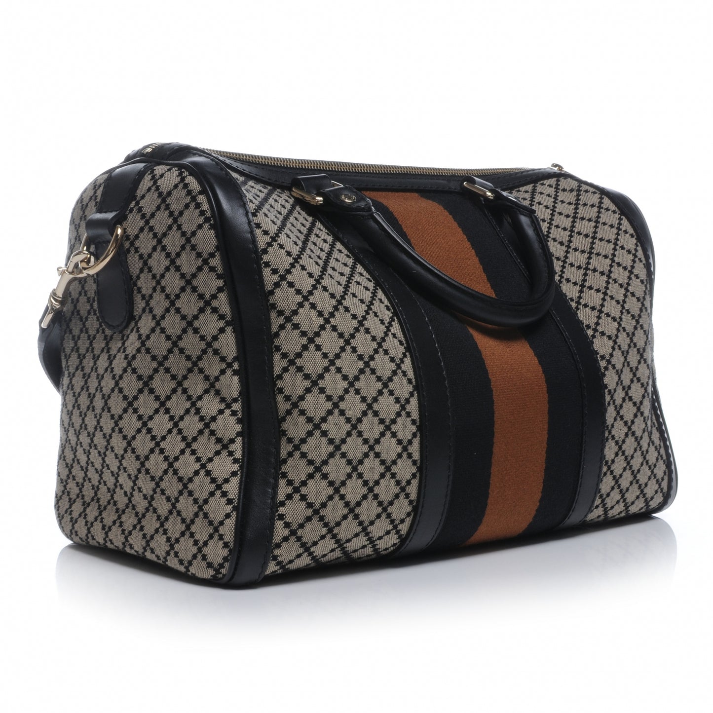 Diamante Vintage Web Medium Boston Black