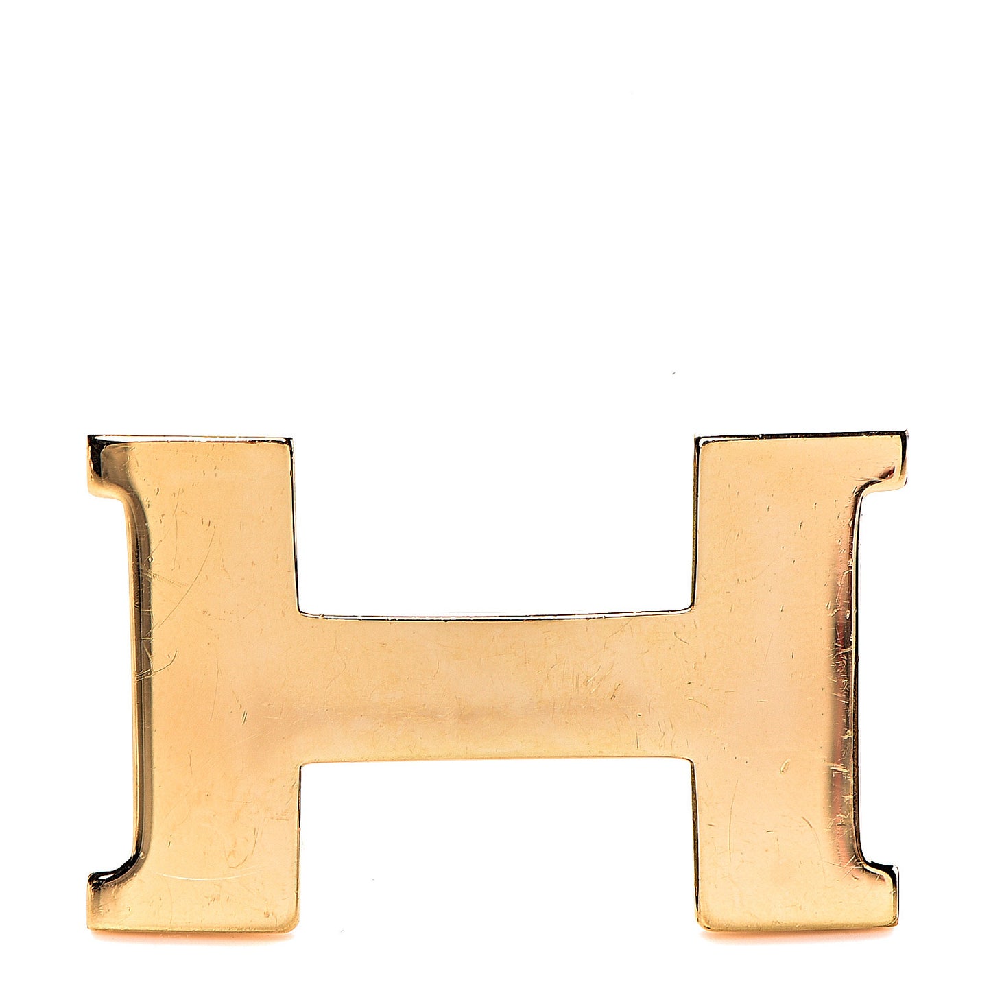 Polished Constance 24mm Belt Buckle Gold