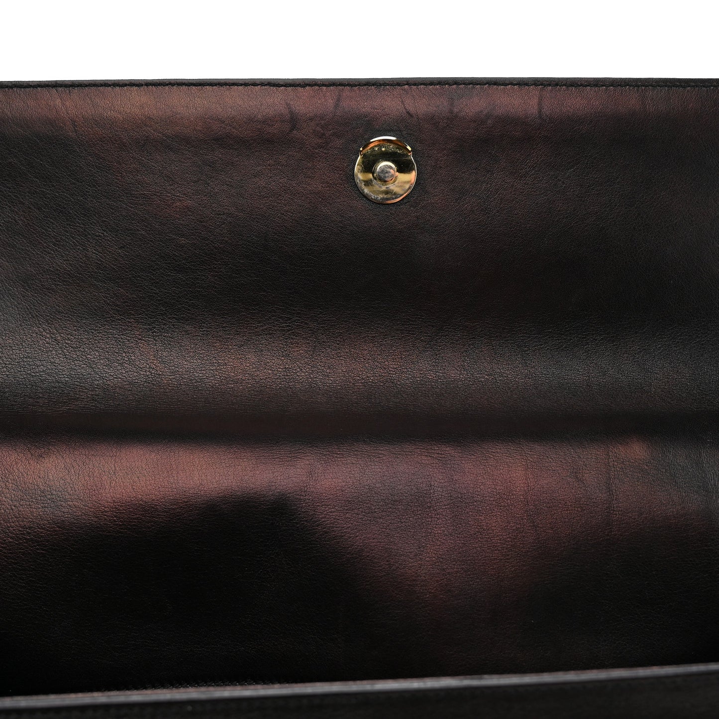 Calfskin Crocodile Embossed Medium Moujik Top Handle Bag Black