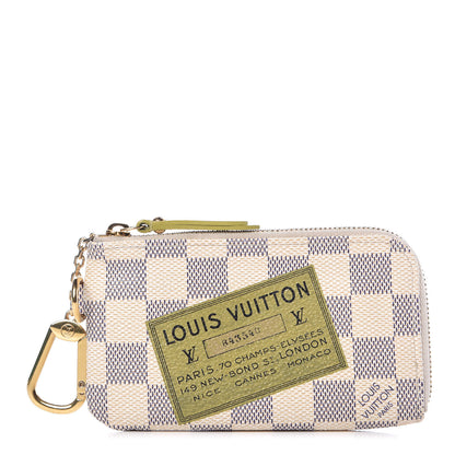 Louis Vuitton Damier Azur Complice Trunks and Bags Key Pouch 1 of 7