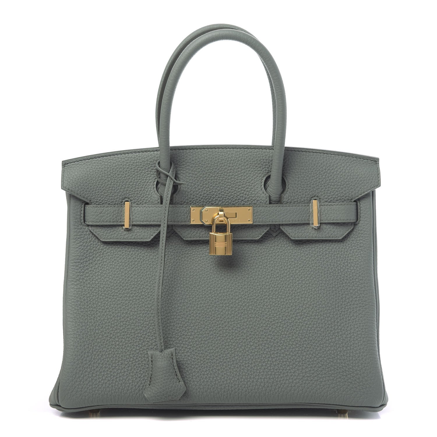 Hermes Togo Birkin 30 Vert Amande 1 of 11
