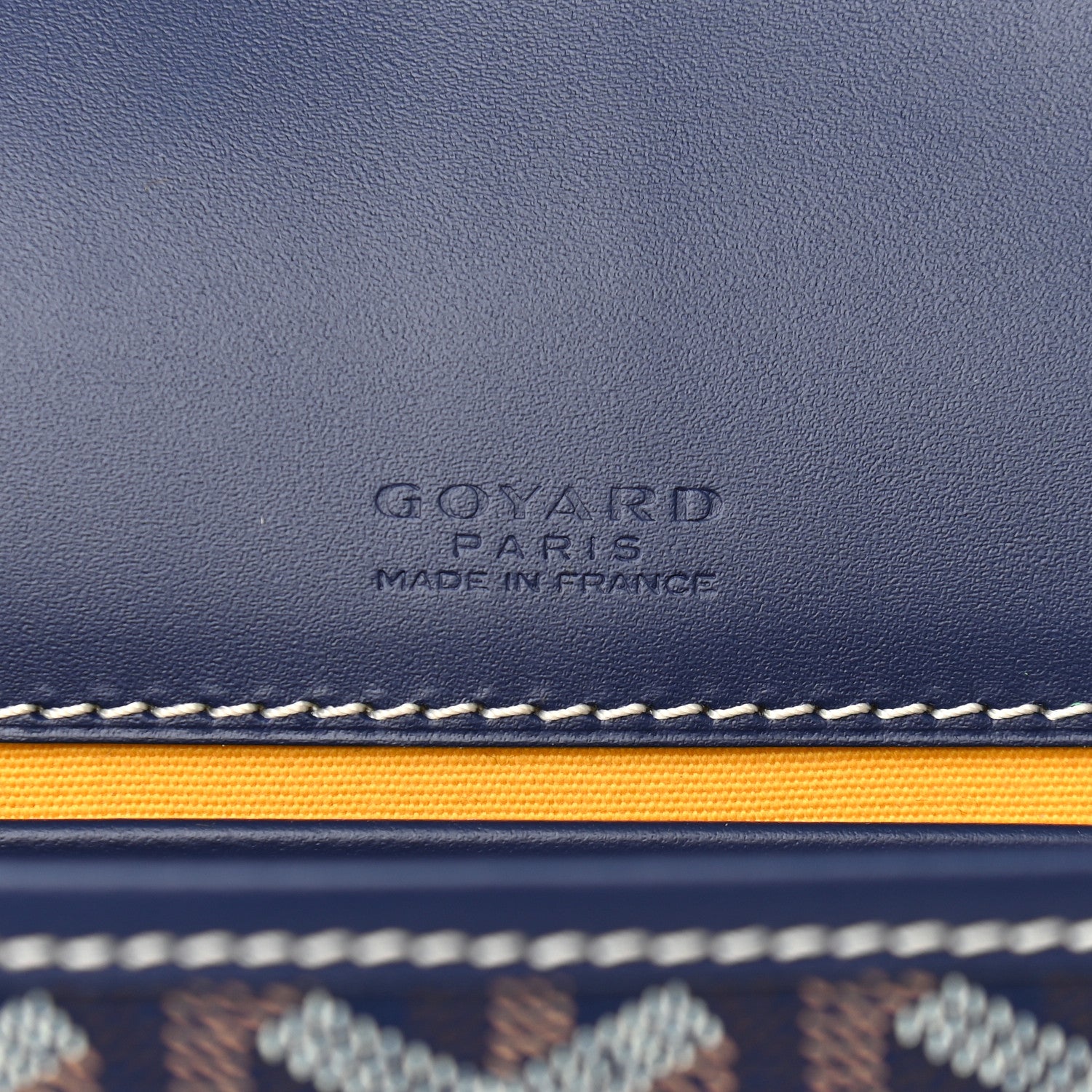 Goyard Goyardine Belvedere II PM Messenger Bag Navy 5 of 7