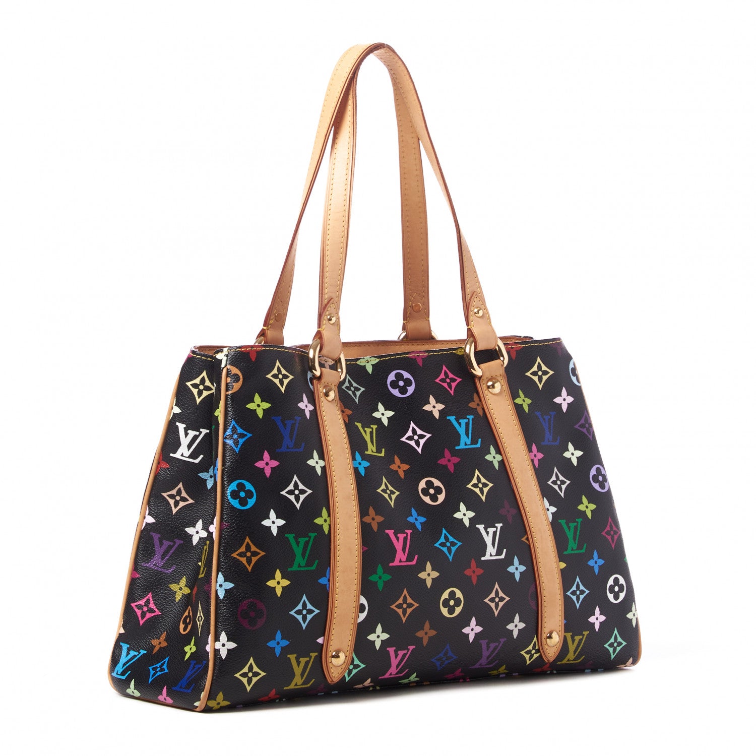 Louis Vuitton Monogram Multicolor Aurelia MM Black 2 of 7