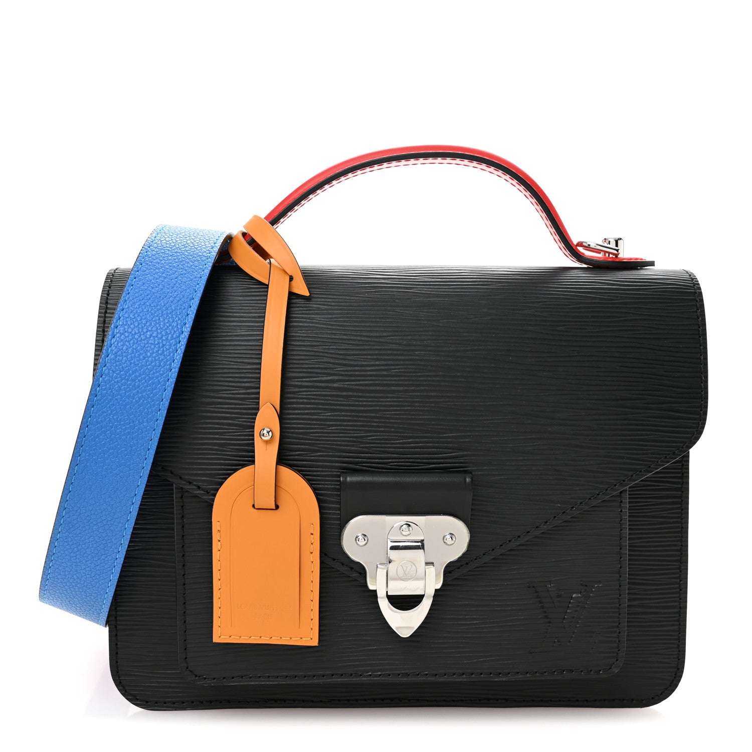 Louis Vuitton Epi Neo Monceau Black Coquelicot Blue Roi Safran 1 of 9