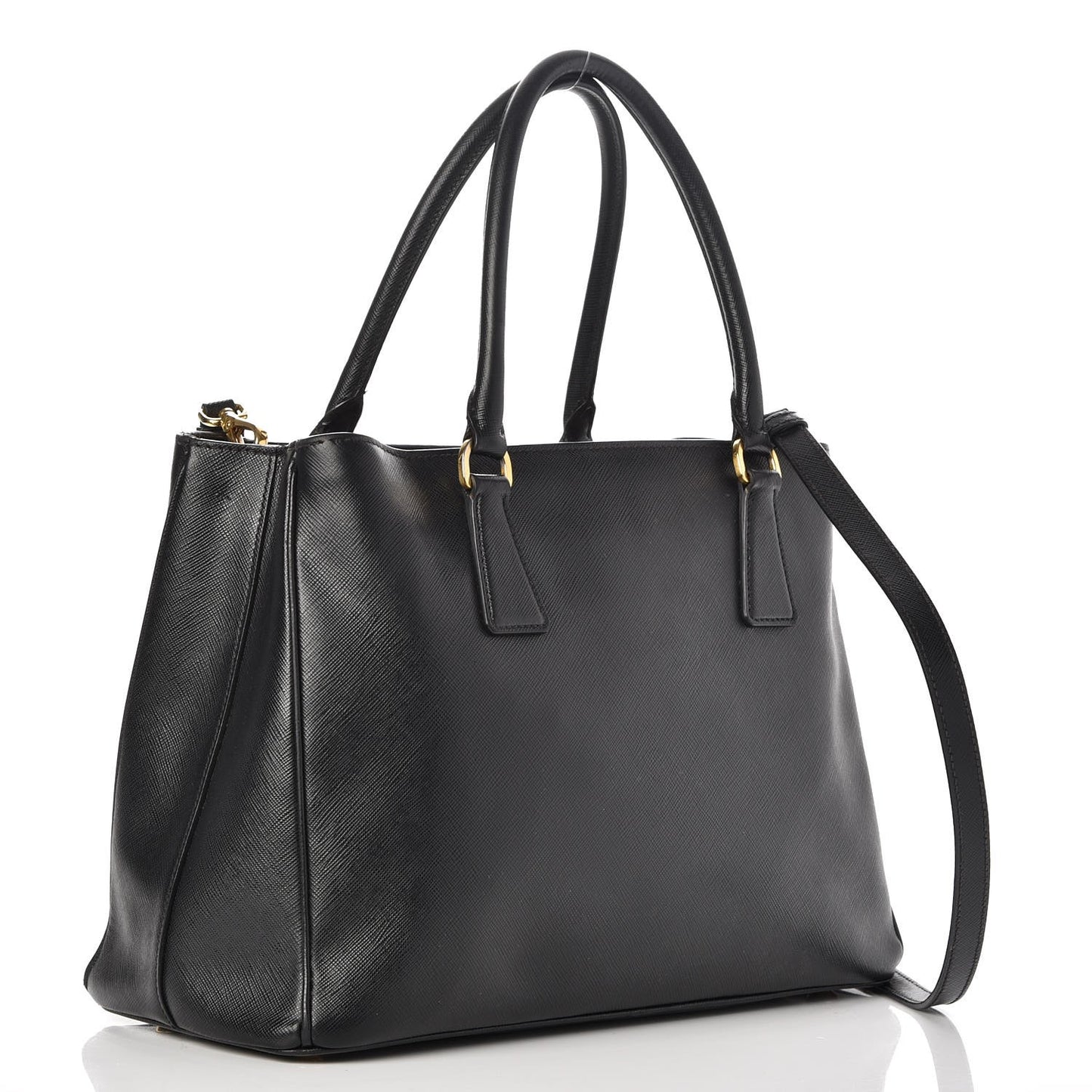 Saffiano Lux Small Tote Nero Black