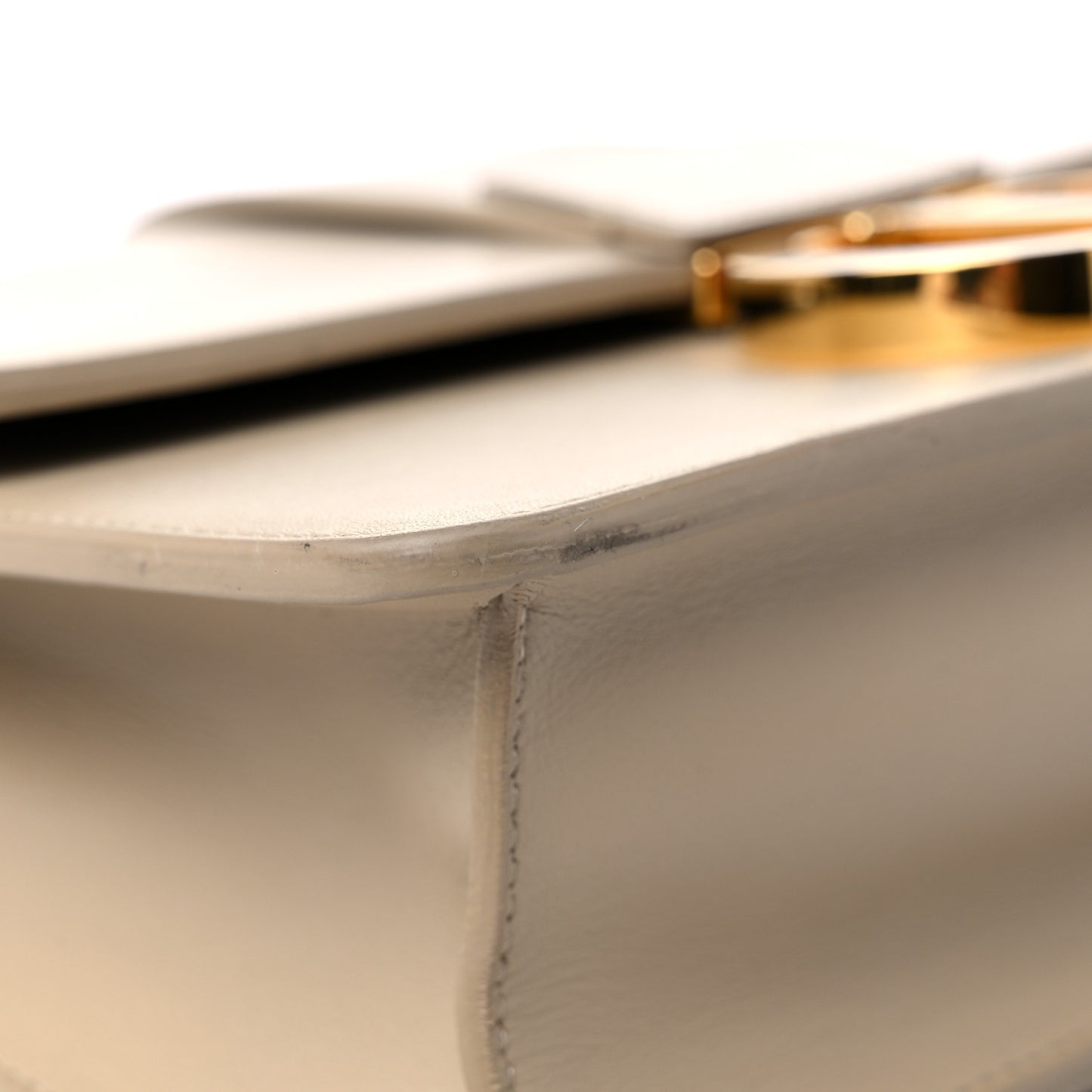 Smooth Calfskin 30 Montaigne Flap Bag Beige