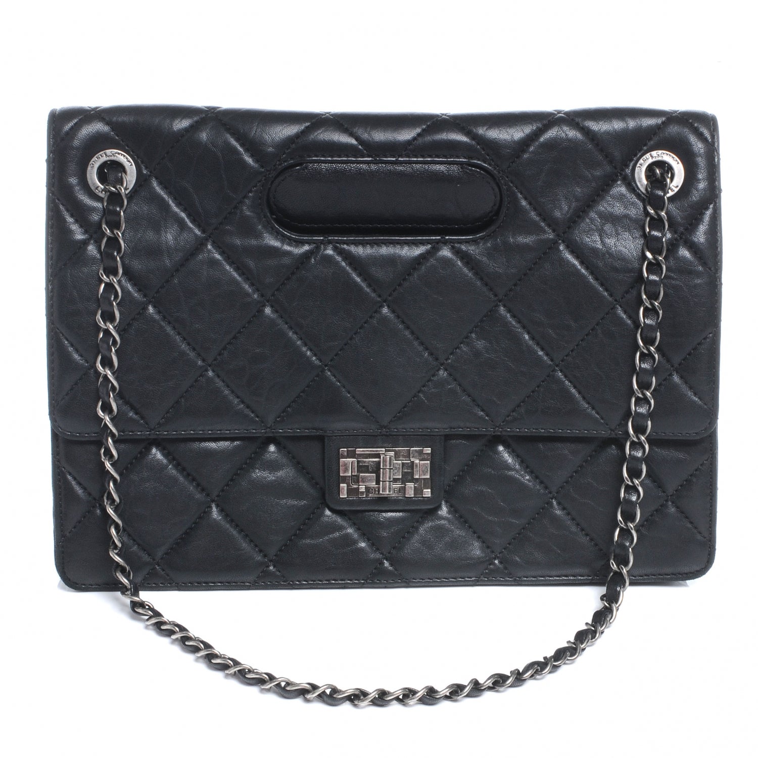 Chanel Lambskin Take Away Flap Bag Black 1 of 7