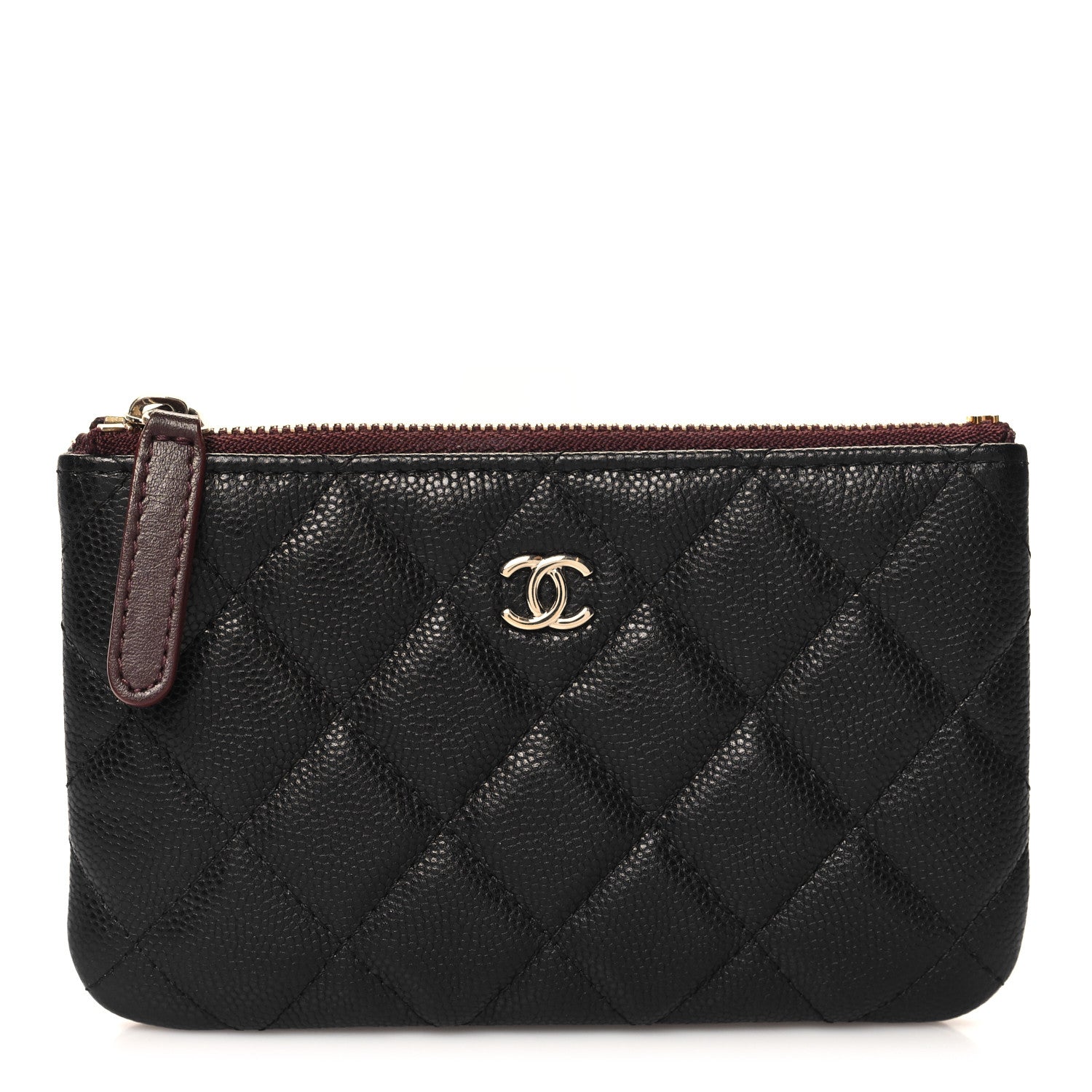 Chanel Caviar Quilted Small Cosmetic Case Black 1 of 8