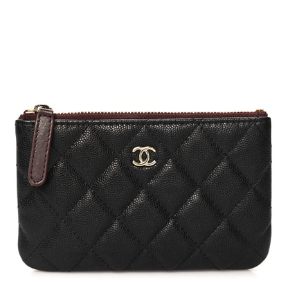 Chanel Caviar Quilted Small Cosmetic Case Black 1 of 8