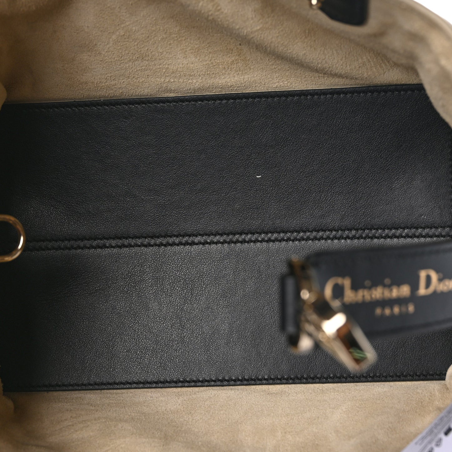 Calfskin Macrocannage Small Toujours Beige