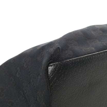 Gucci GG Monogram Small Web Handle Bucket Tote Black 9 of 13