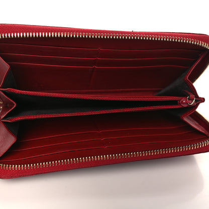 Gucci Microguccissima Zip Around Wallet Red 5 of 6