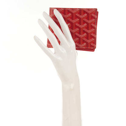 Goyard Goyardine Bi-Fold Wallet Red 2 of 7