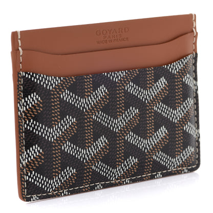 Goyard Goyardine Saint Sulpice Card Holder Black Gold 3 of 8