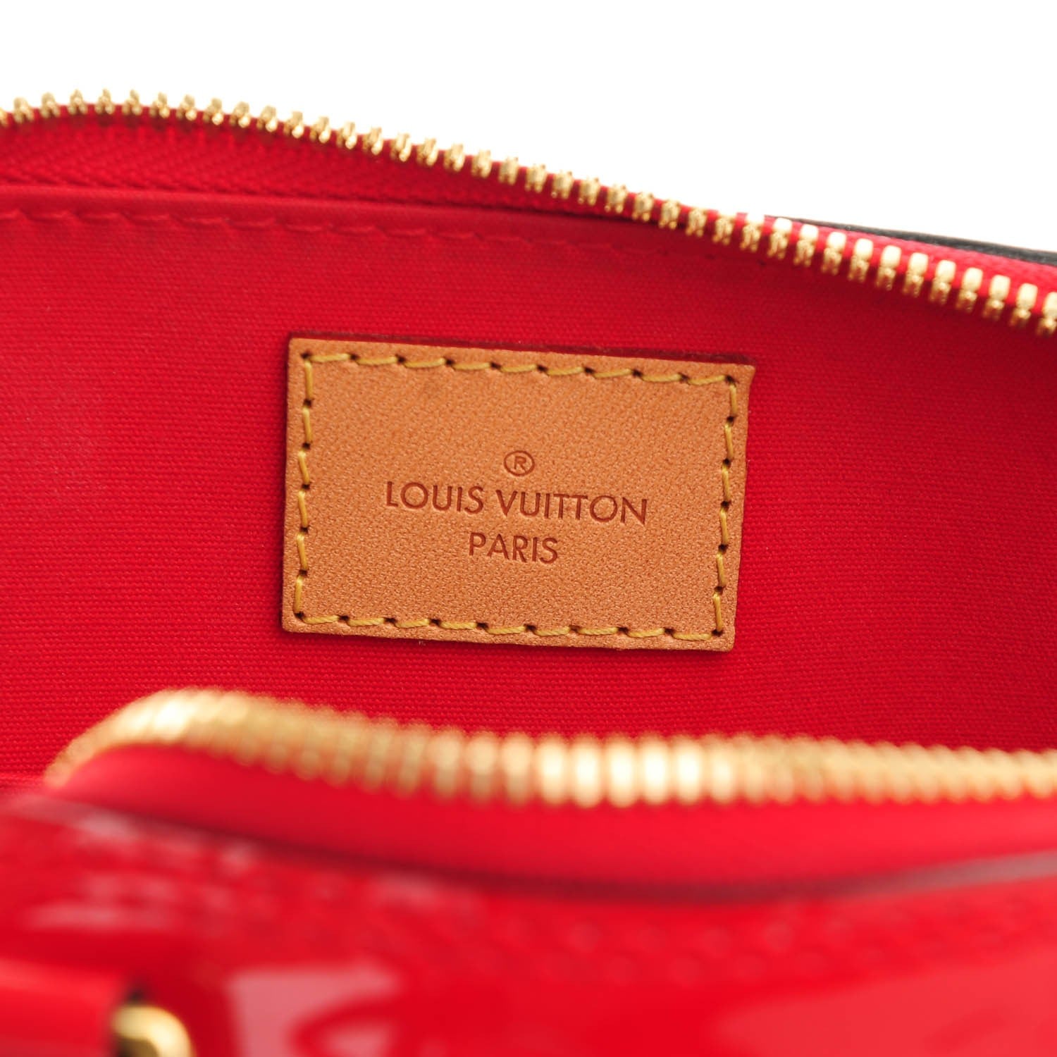 Louis Vuitton Vernis Alma BB Cherry 5 of 8
