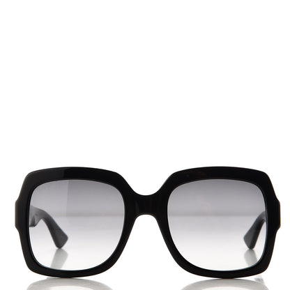Gucci Oversize Square GG 0036S Sunglasses Black 2 of 8