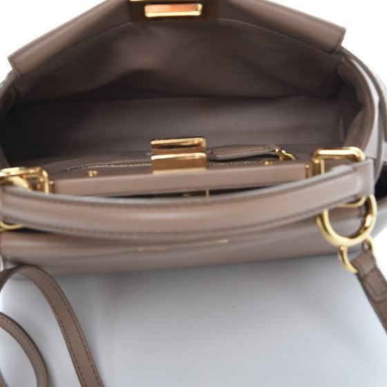 Fendi Nappa Mini Peekaboo Iconic Satchel Ratmusquet 6 of 9