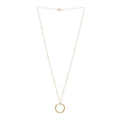 Cartier 18K Yellow Gold Diamond Juste Un Clou Pendant Necklace 3 of 5