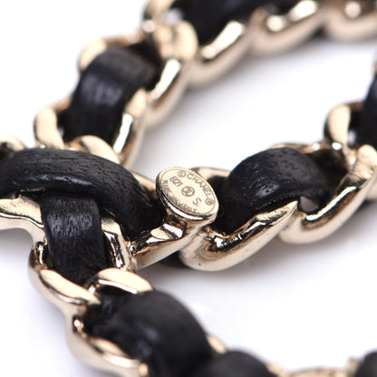 Chanel Lambskin Chain CC Brooch Black Gold 3 of 7
