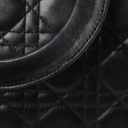 Christian Dior Lambskin Cannage Large Lady Dior Black 19 of 20