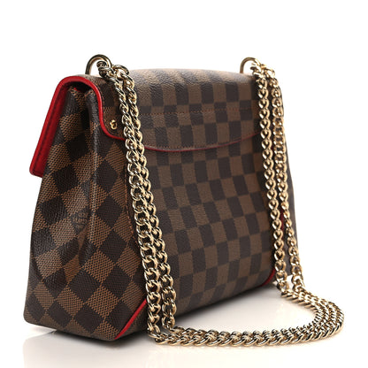 Louis Vuitton Damier Ebene Caissa Clutch Cherry 3 of 9
