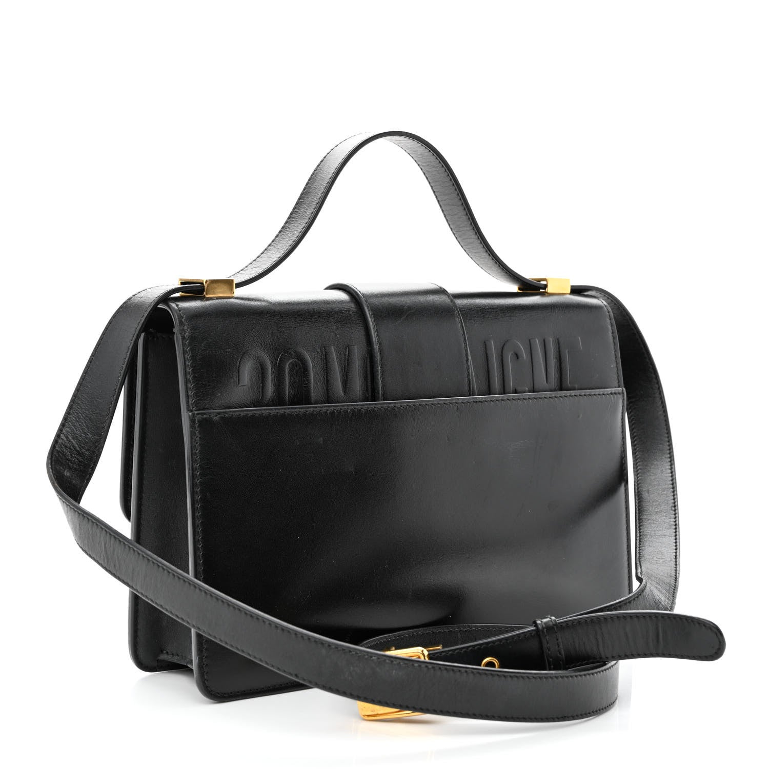 Christian Dior Smooth Calfskin 30 Montaigne Flap Bag Black 3 of 17