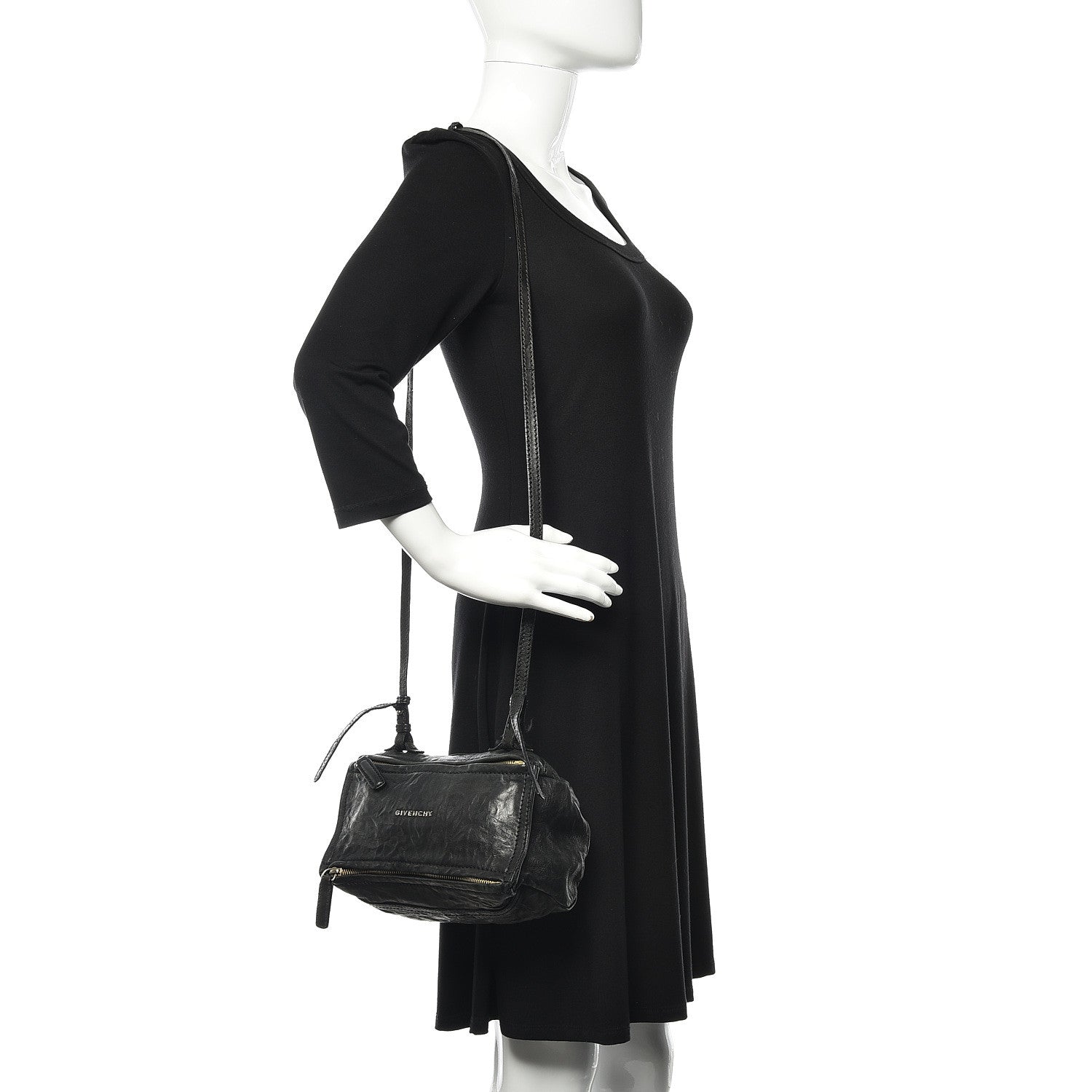 Givenchy Tumbled Sheepskin Mini Pandora Black 2 of 12