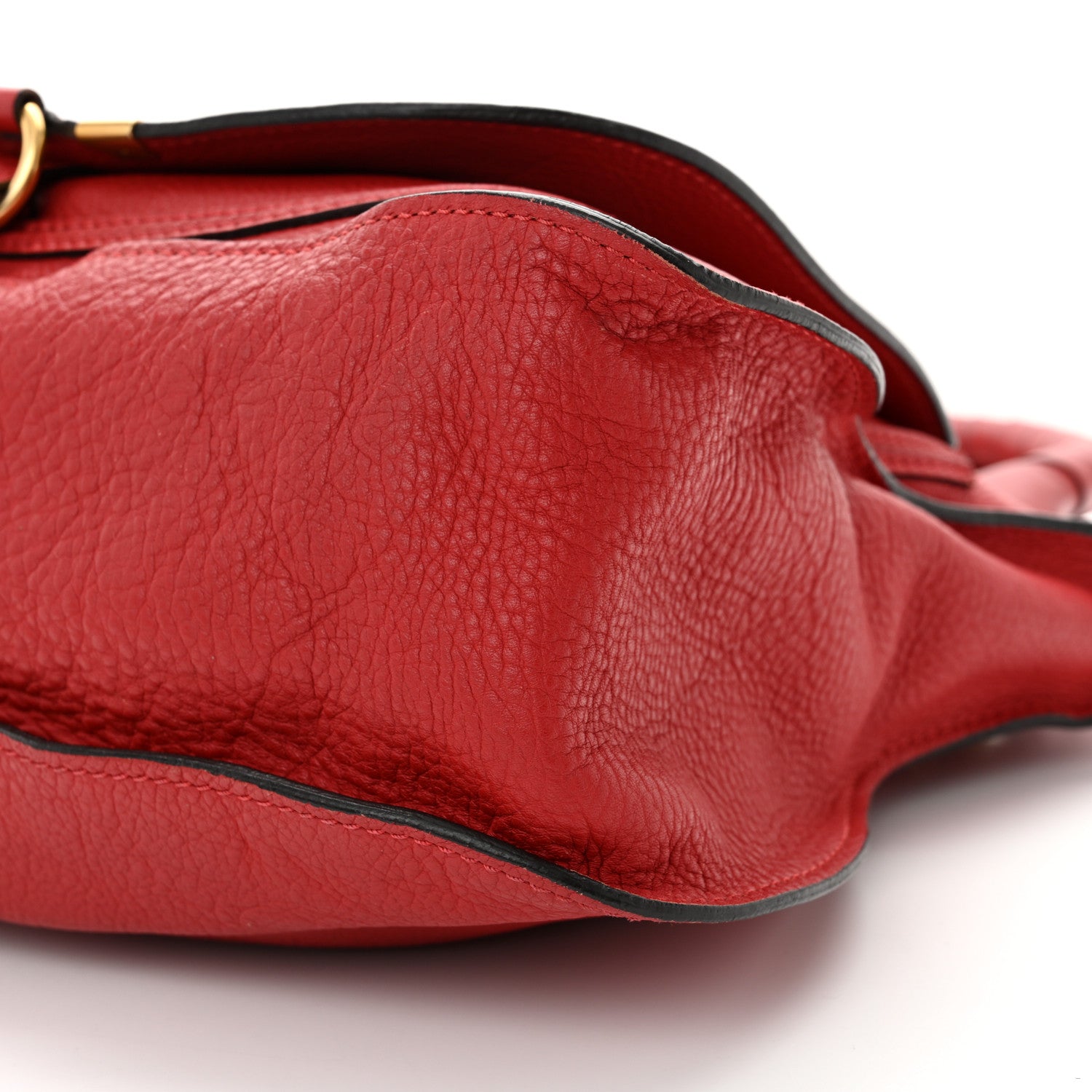 Chloe Calfskin Medium Marcie Satchel Peony Red 10 of 12