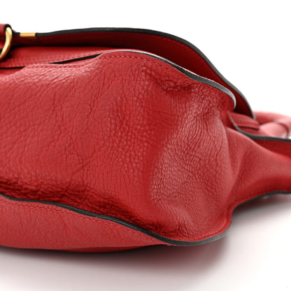 Chloe Calfskin Medium Marcie Satchel Peony Red 10 of 12