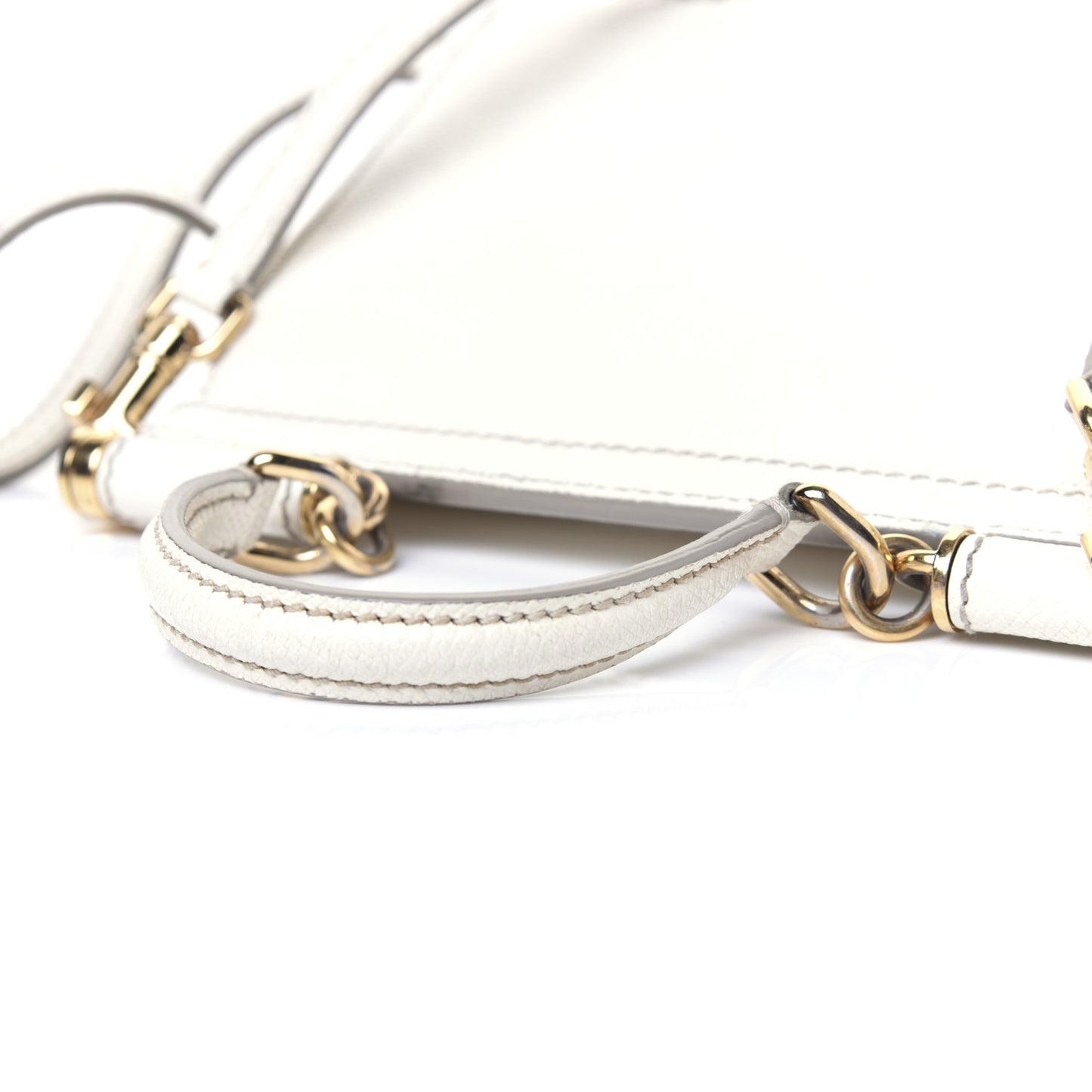 Dauphine Small Miss Sicily Satchel White