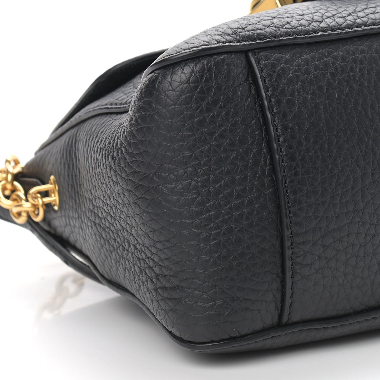 Heavy Grain Calfskin Mini Keeley Black
