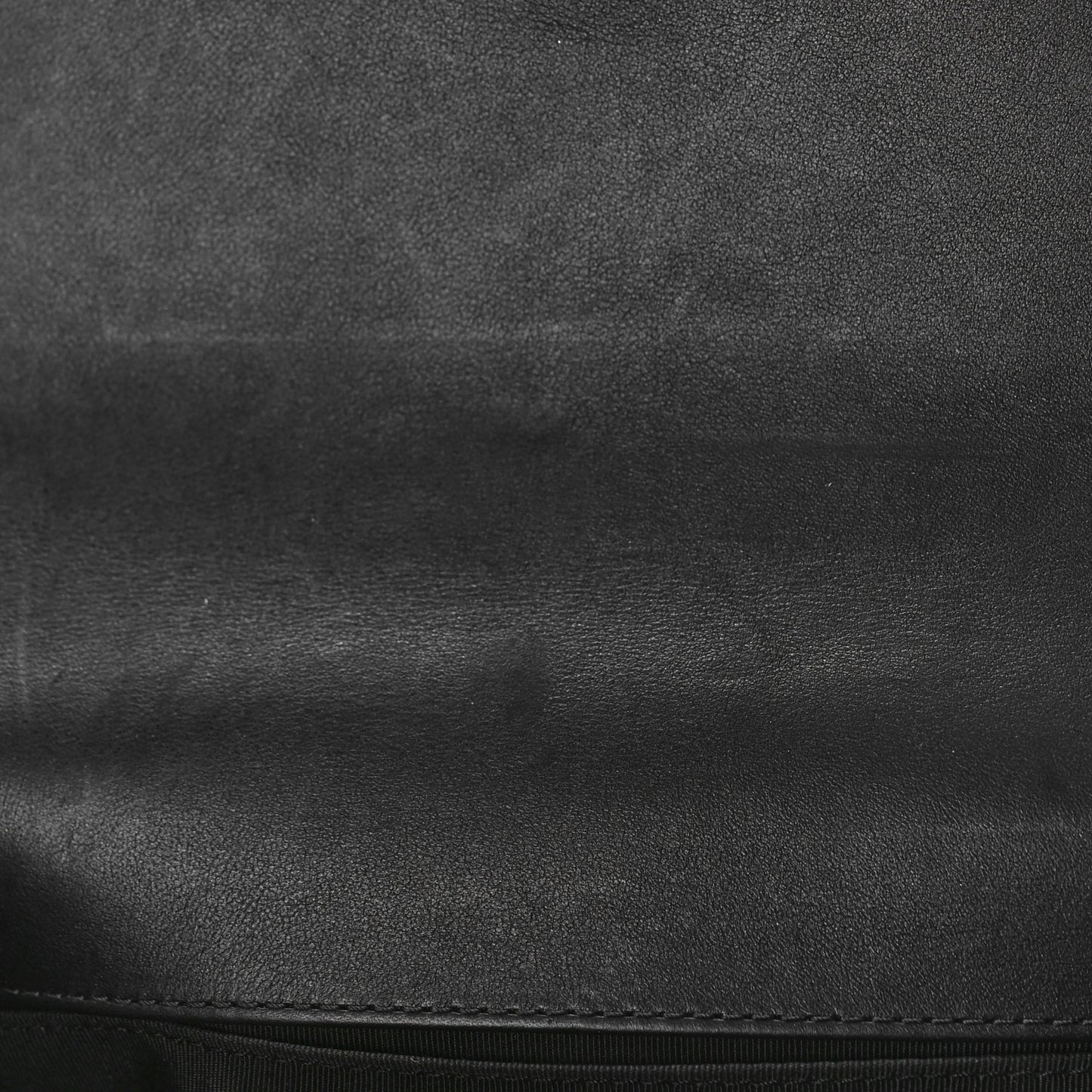 Calfskin Small Boy Logo Top Handle Flap Black