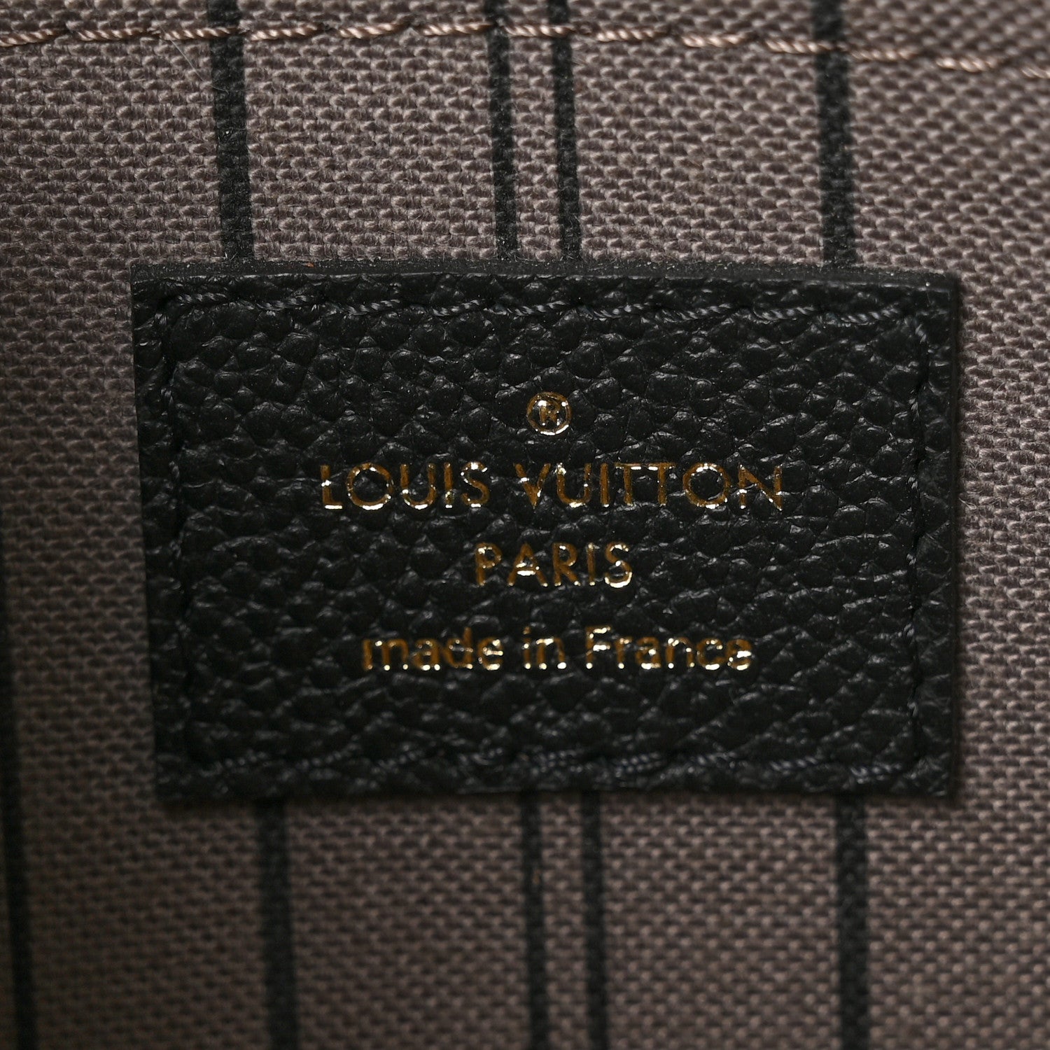 Louis Vuitton Empreinte Montaigne MM Black 7 of 10
