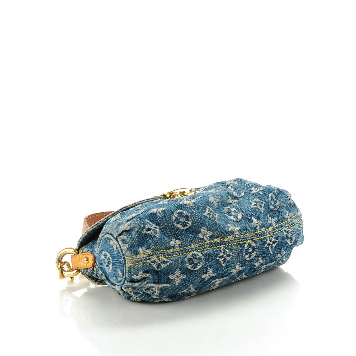 Louis Vuitton Monogram Denim Mini Pleaty Blue 4 of 7
