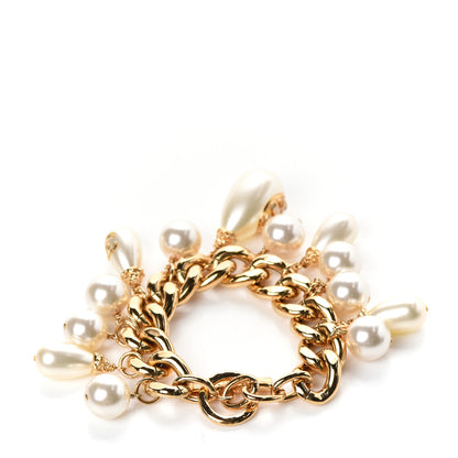 Chanel Pearl CC Chain Bracelet Gold 3 of 4