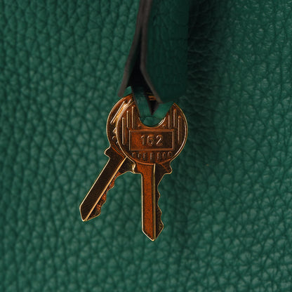 Hermes Taurillon Clemence Birkin 30 Vert Vertigo 32 of 34