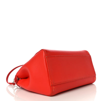 Fendi Nappa Mini Peekaboo Iconic Satchel Papavero 4 of 13