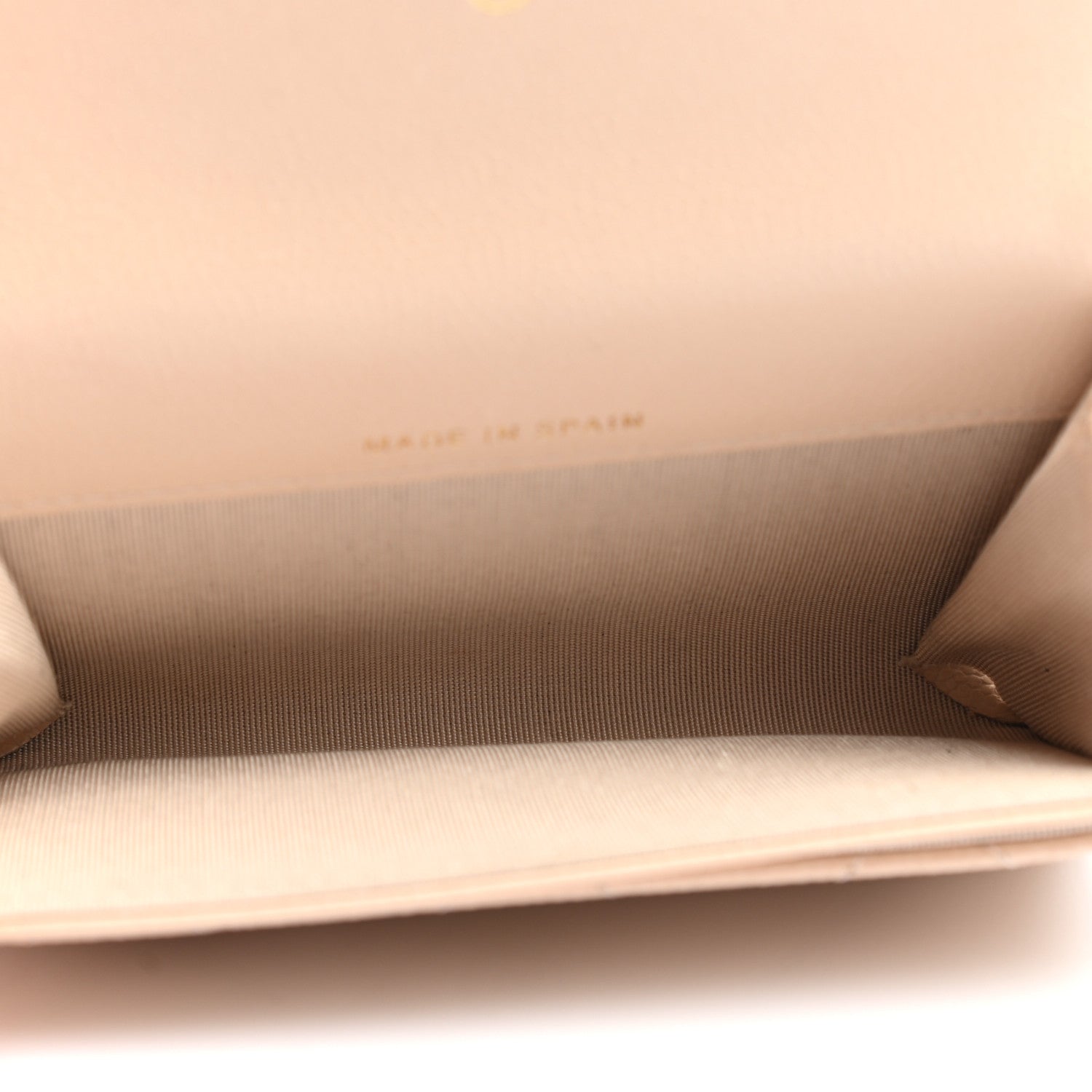 Chanel Caviar Pearl Quilted Coco Candy Flap Card Holder Beige 5 of 9