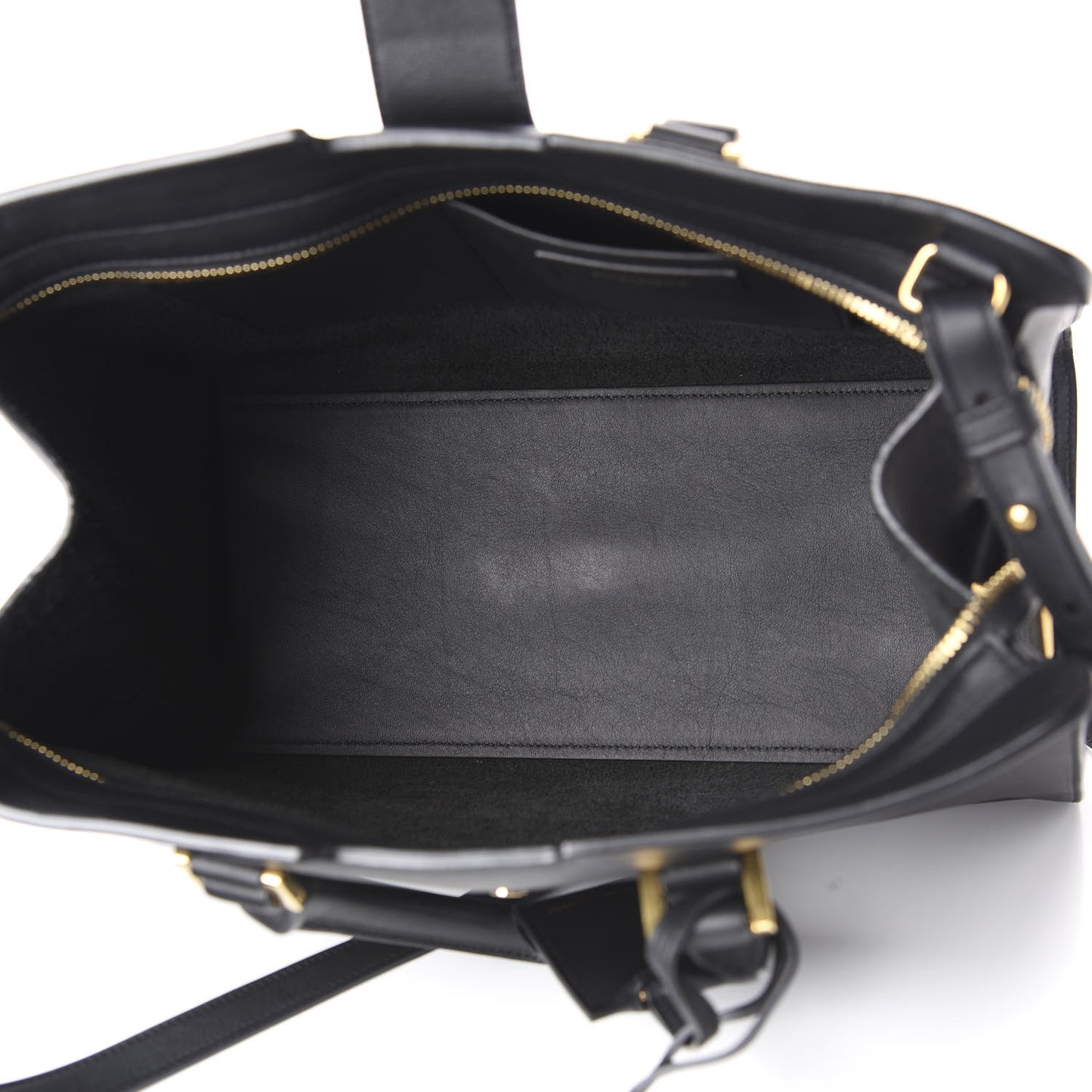 Calfskin Small Classic Y Cabas Black