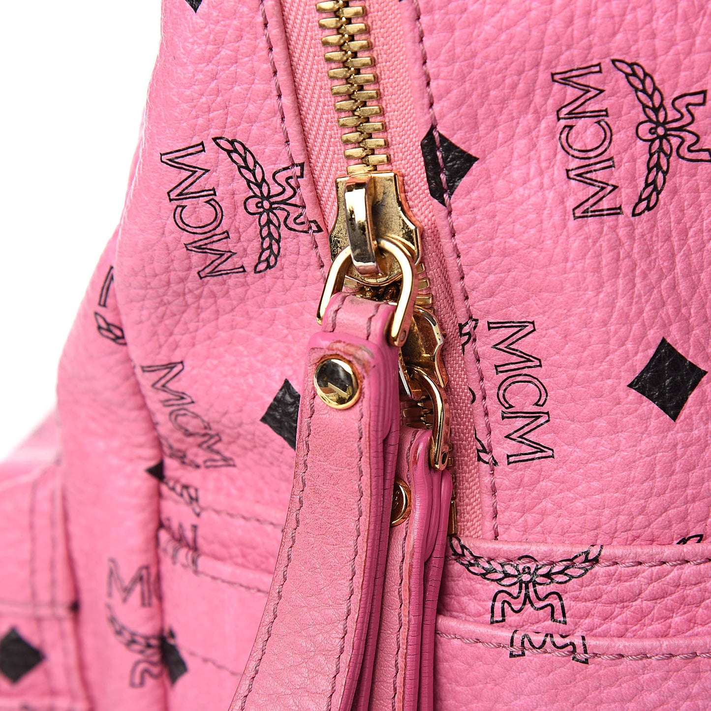 Visetos Medium Sprinkle Stud Stark Backpack Pink