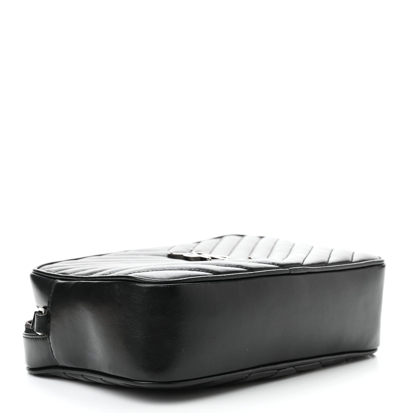 Calfskin Matelasse Monogram Lou Camera Bag Black
