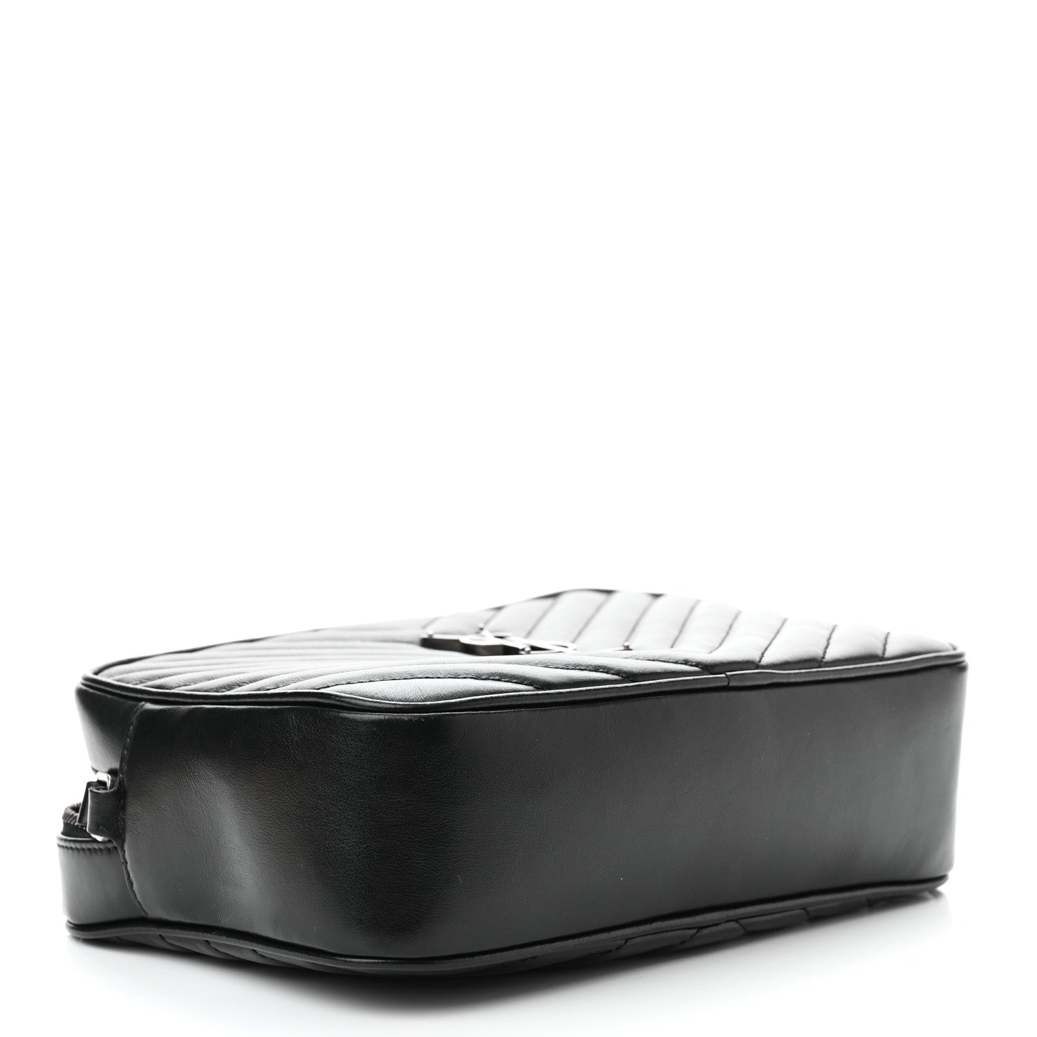 Saint Laurent Calfskin Matelasse Monogram Lou Camera Bag Black 4 of 10
