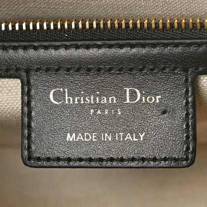 Christian Dior Calfskin Small Dior Vibe Zip Bowling Bag Blue White 6 of 10