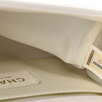 Chanel Caviar Quilted Small Boy Flap White 9 of 11