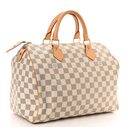 Louis Vuitton Damier Azur Speedy 30 3 of 10