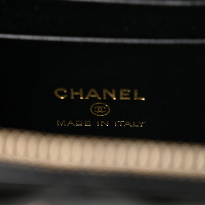 Chanel Patent Quilted Pick Me Up Vanity Case Black 6 of 11