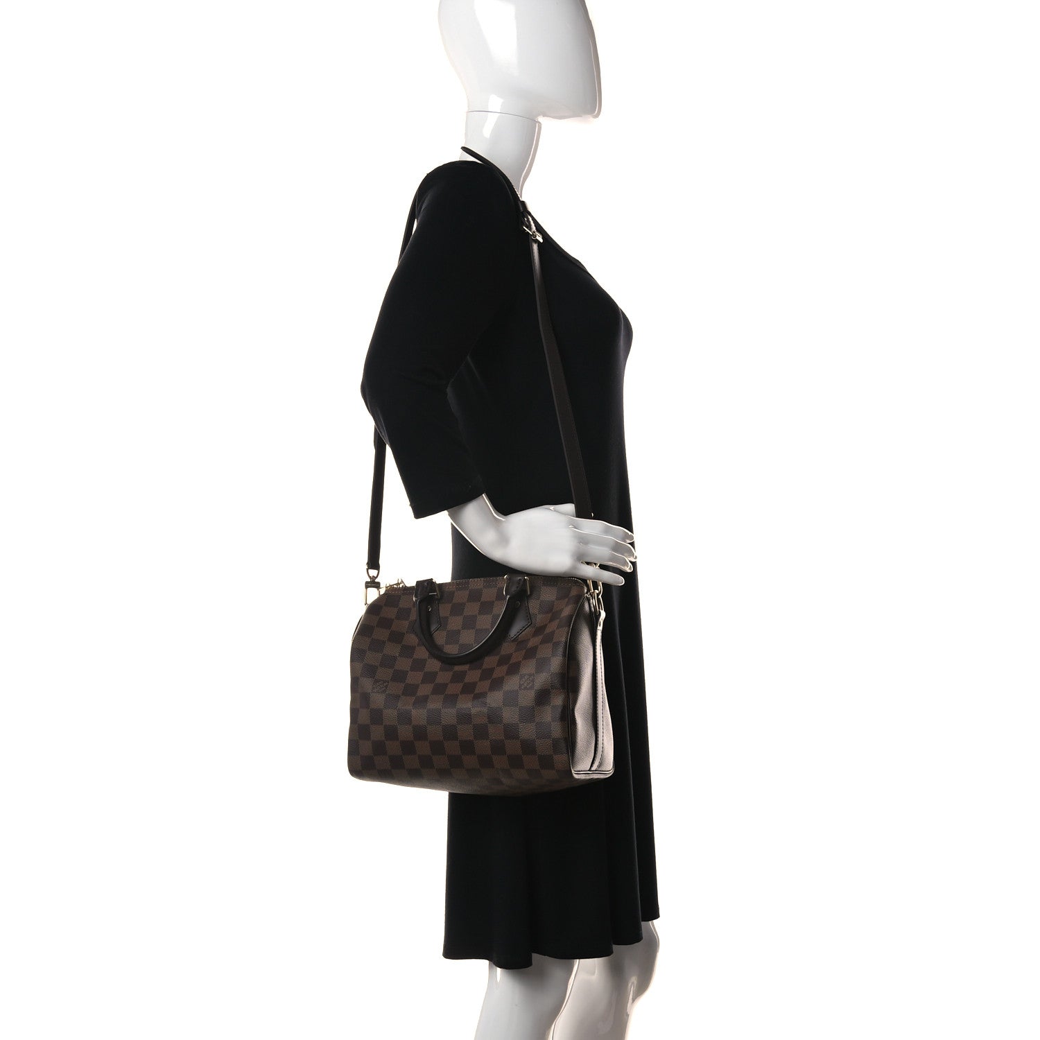 Louis Vuitton Damier Ebene Speedy Bandouliere 25 2 of 10