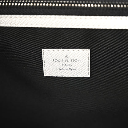 Louis Vuitton Monogram Eclipse Taigaramma Weekend Tote NM Optic White 6 of 9