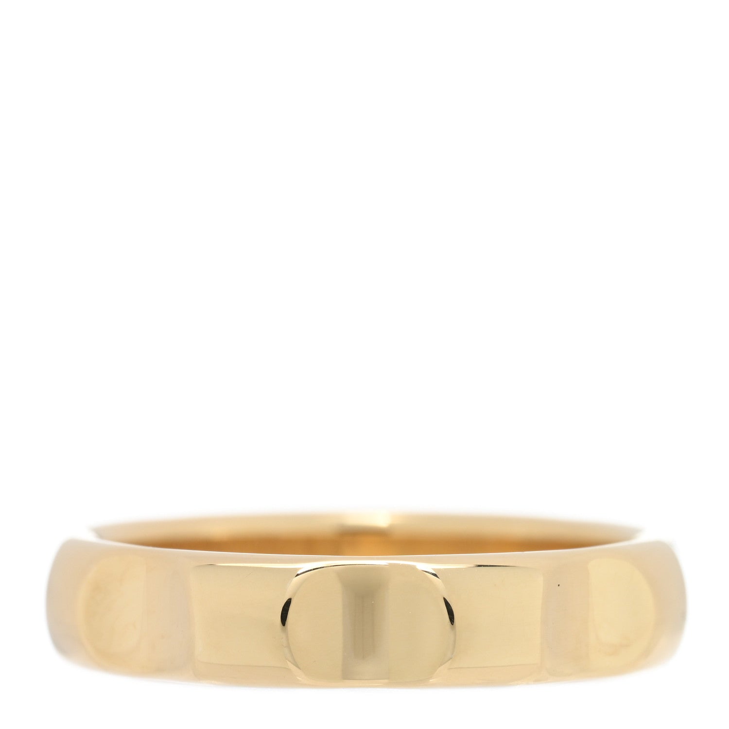 Tiffany 18K Yellow Gold Diamond Paloma Picasso Groove Ring 50 5.5 3 of 4